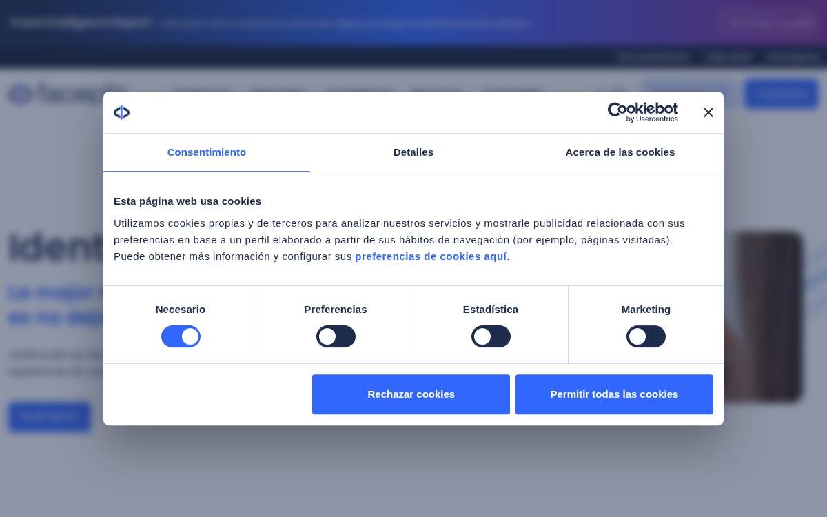 FacePhi website preview