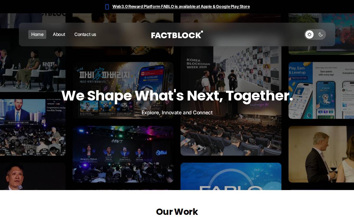 Factblock website preview