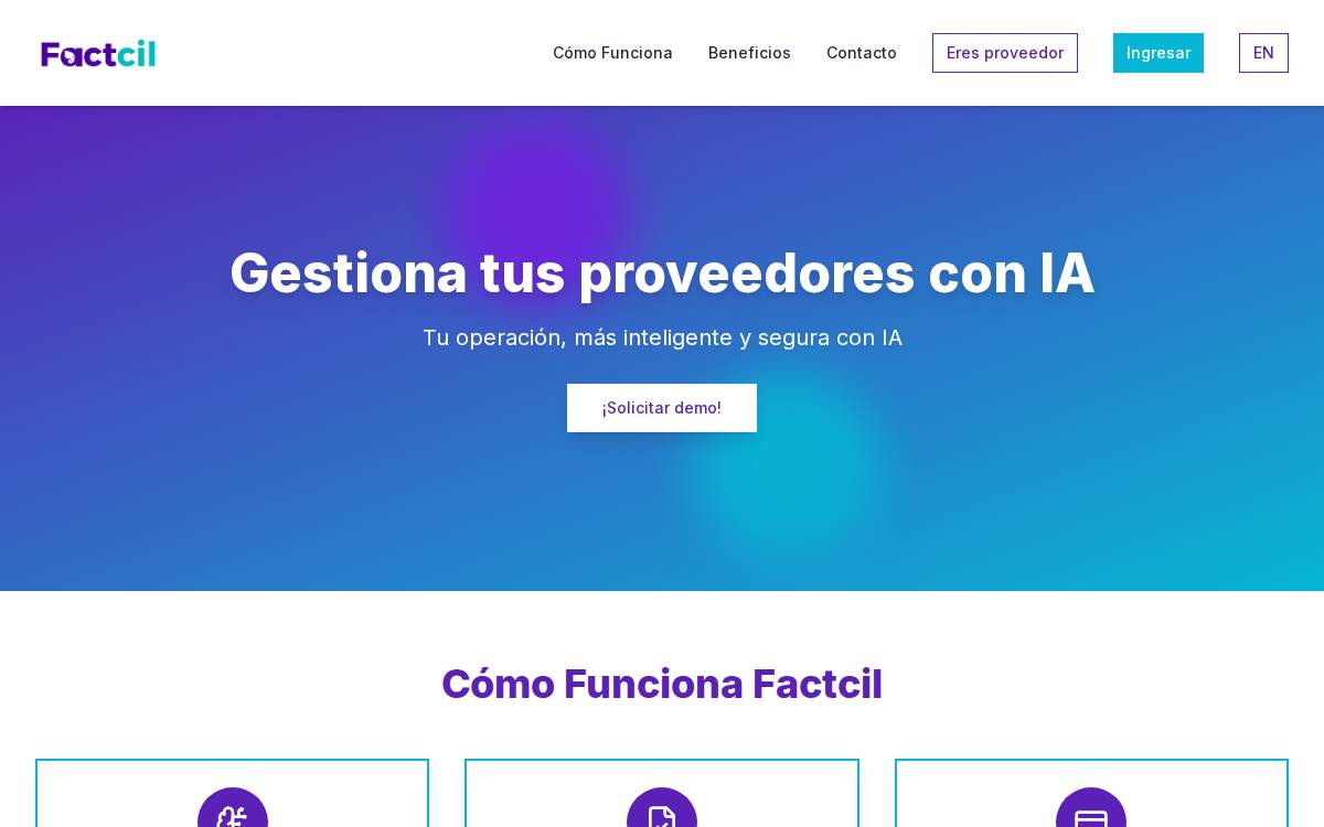 Factcil website preview