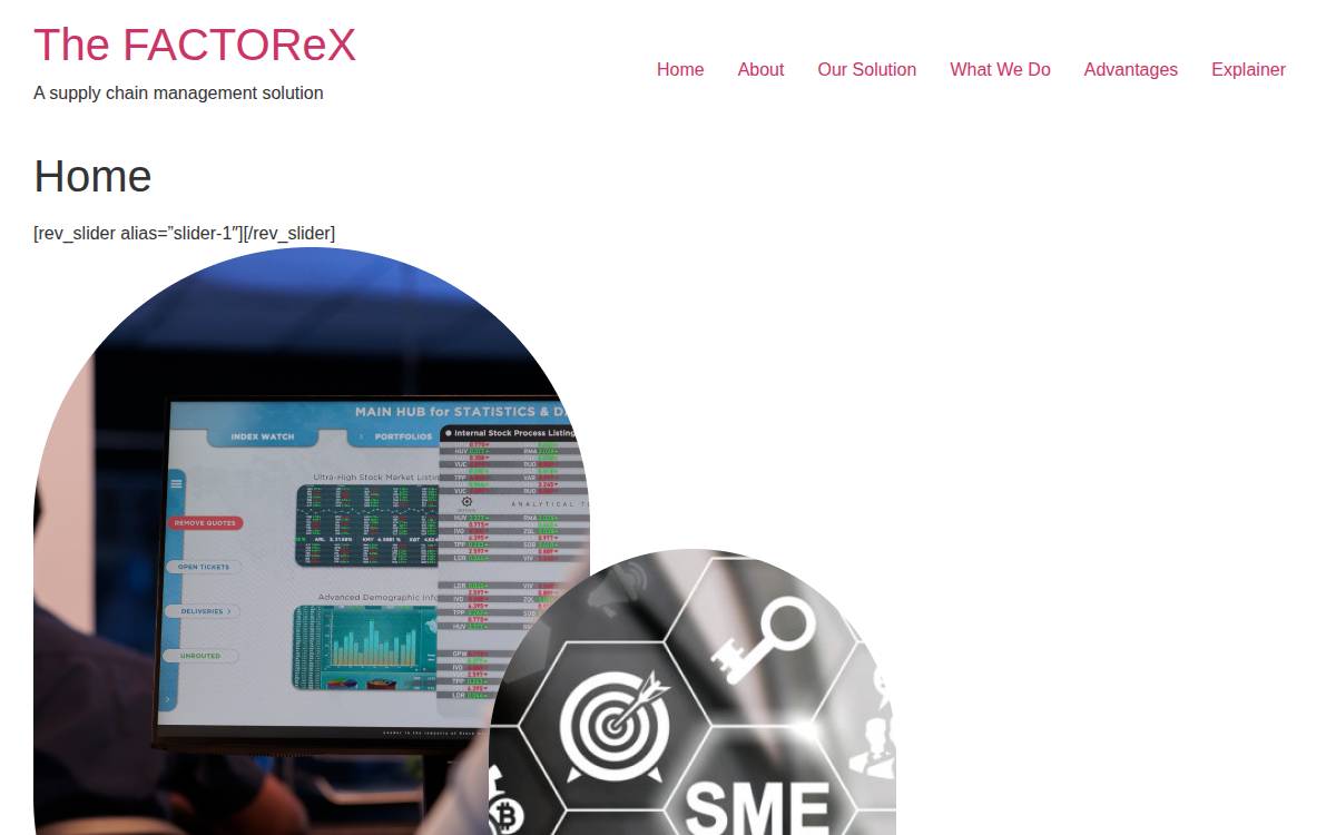 FACTOReX website preview