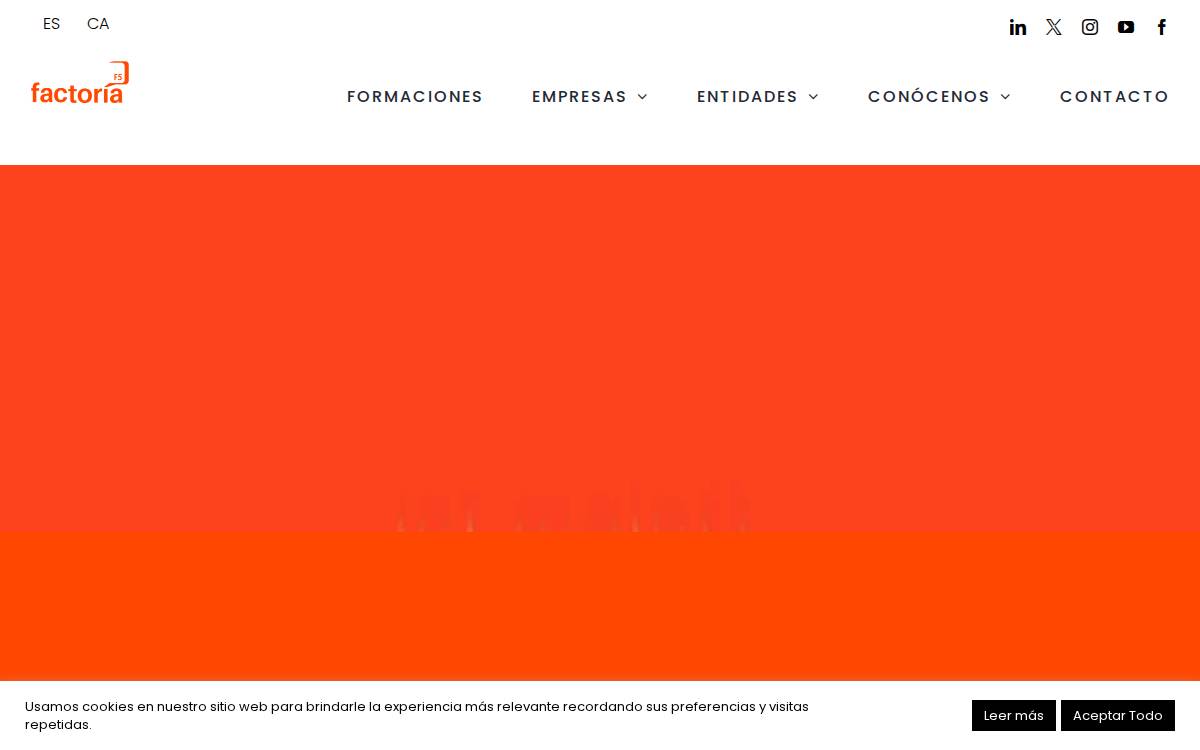 Factoría F5 website preview
