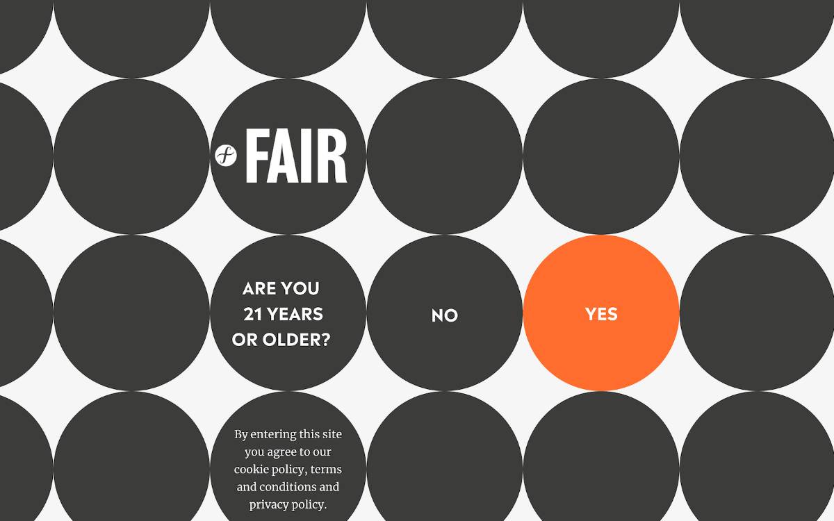 Fair Drinks website preview
