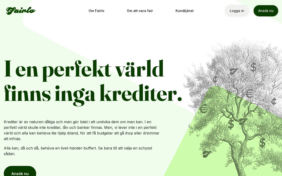 Fairlo website preview