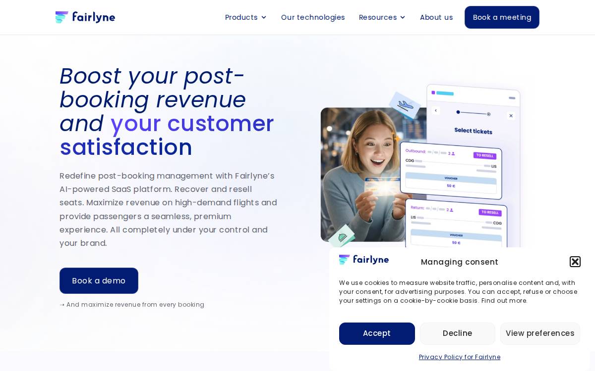 Fairlyne website preview