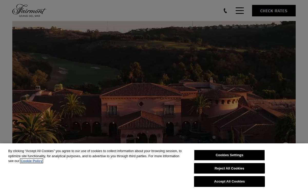 Fairmont Grand Del Mar website preview