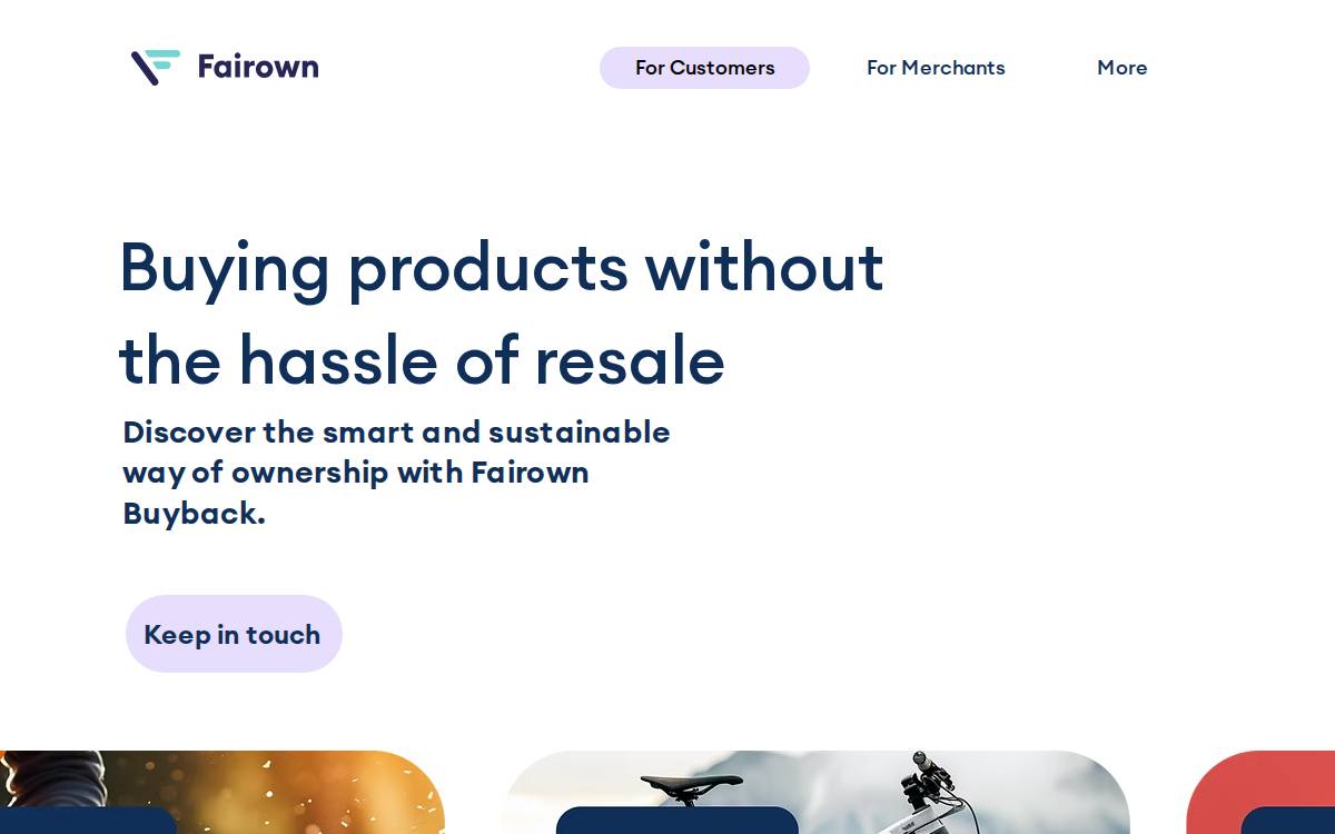 Fairown website preview