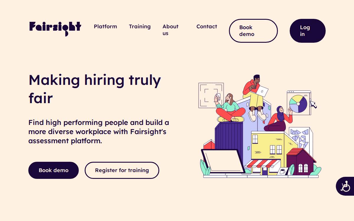 Fairsight website preview