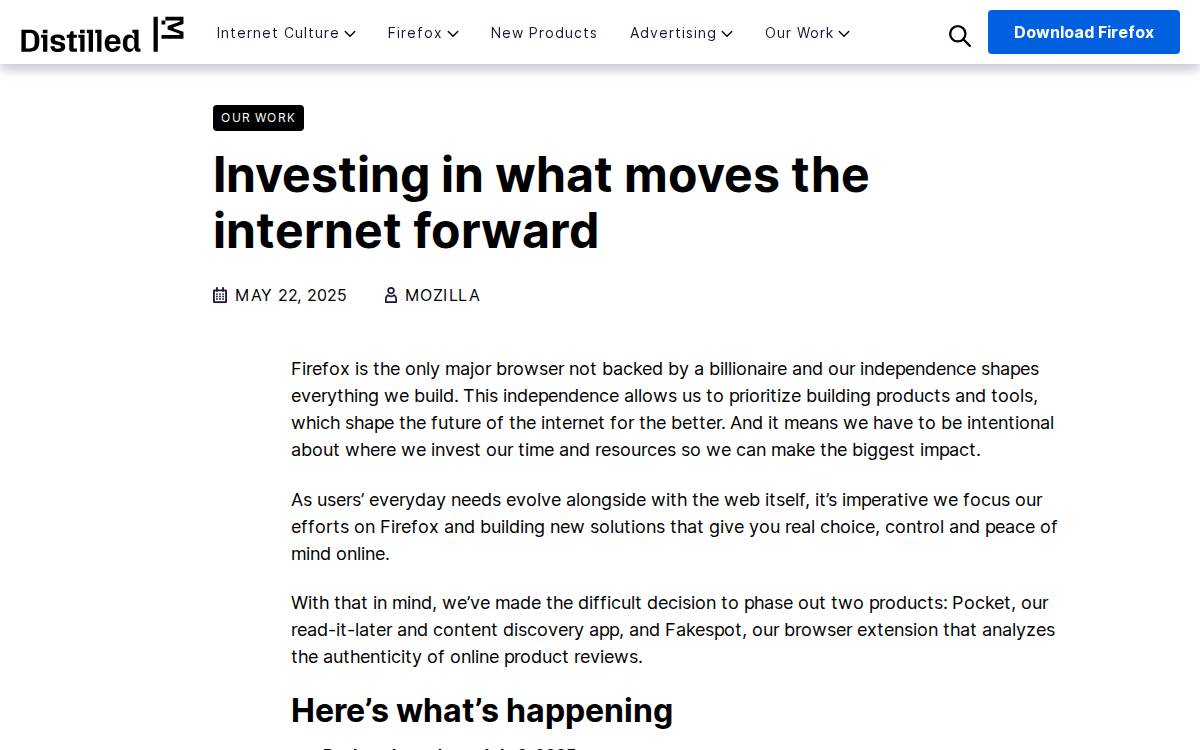 Fakespot website preview