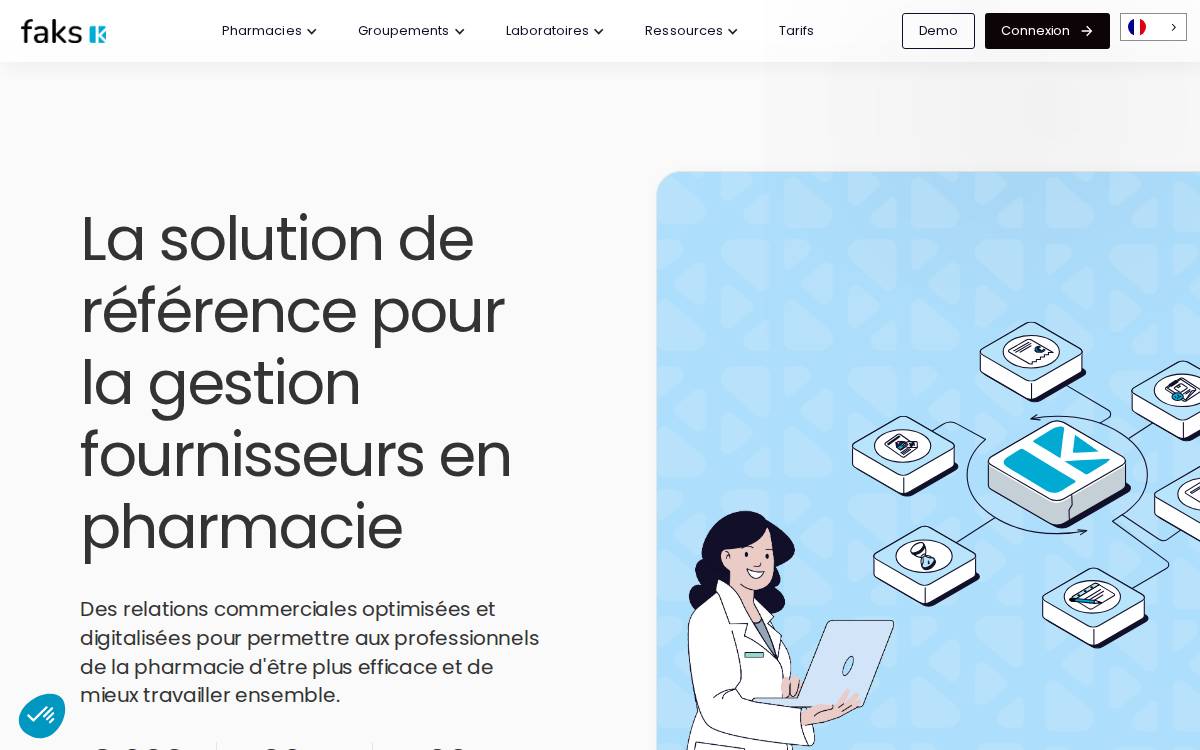 Faks website preview