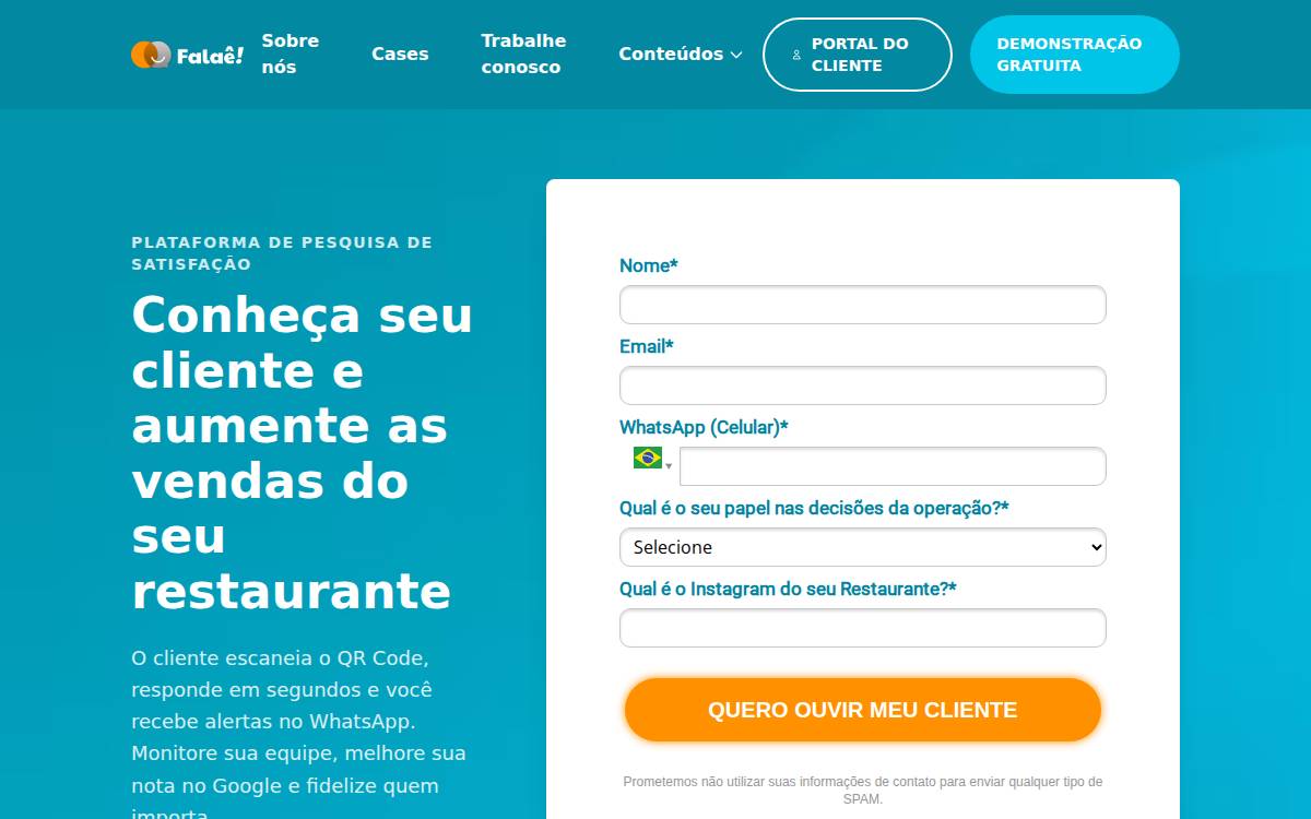 Falaê website preview