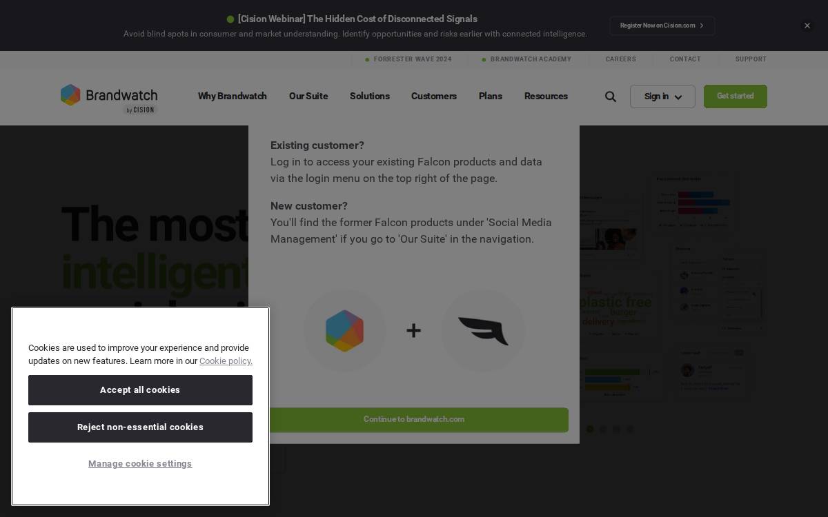Falcon.io website preview