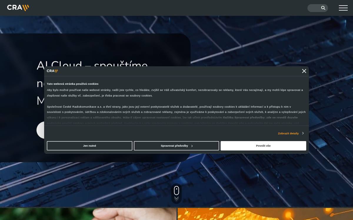 Falcon website preview