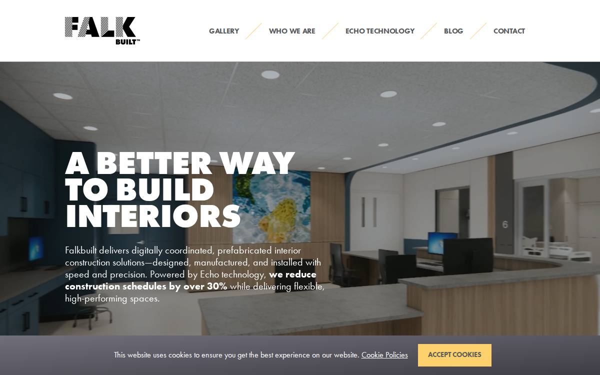 Falkbuilt website preview