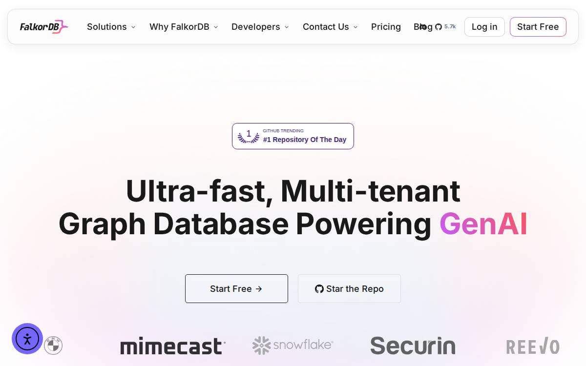 Falkordb website preview