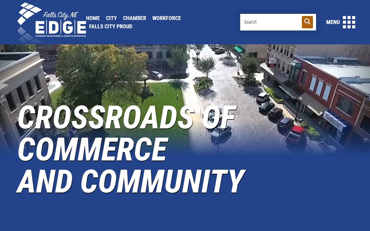 Falls City EDGE website preview