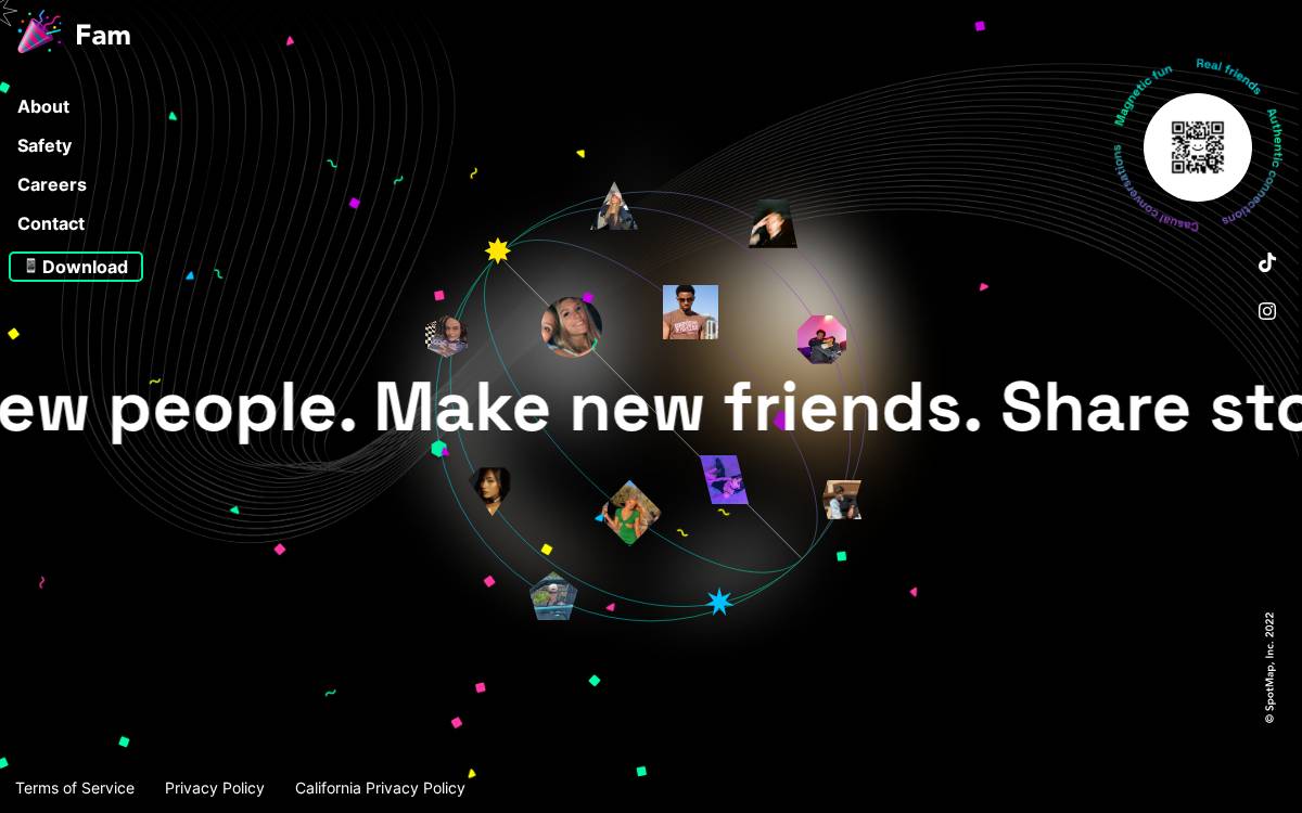 Fam website preview