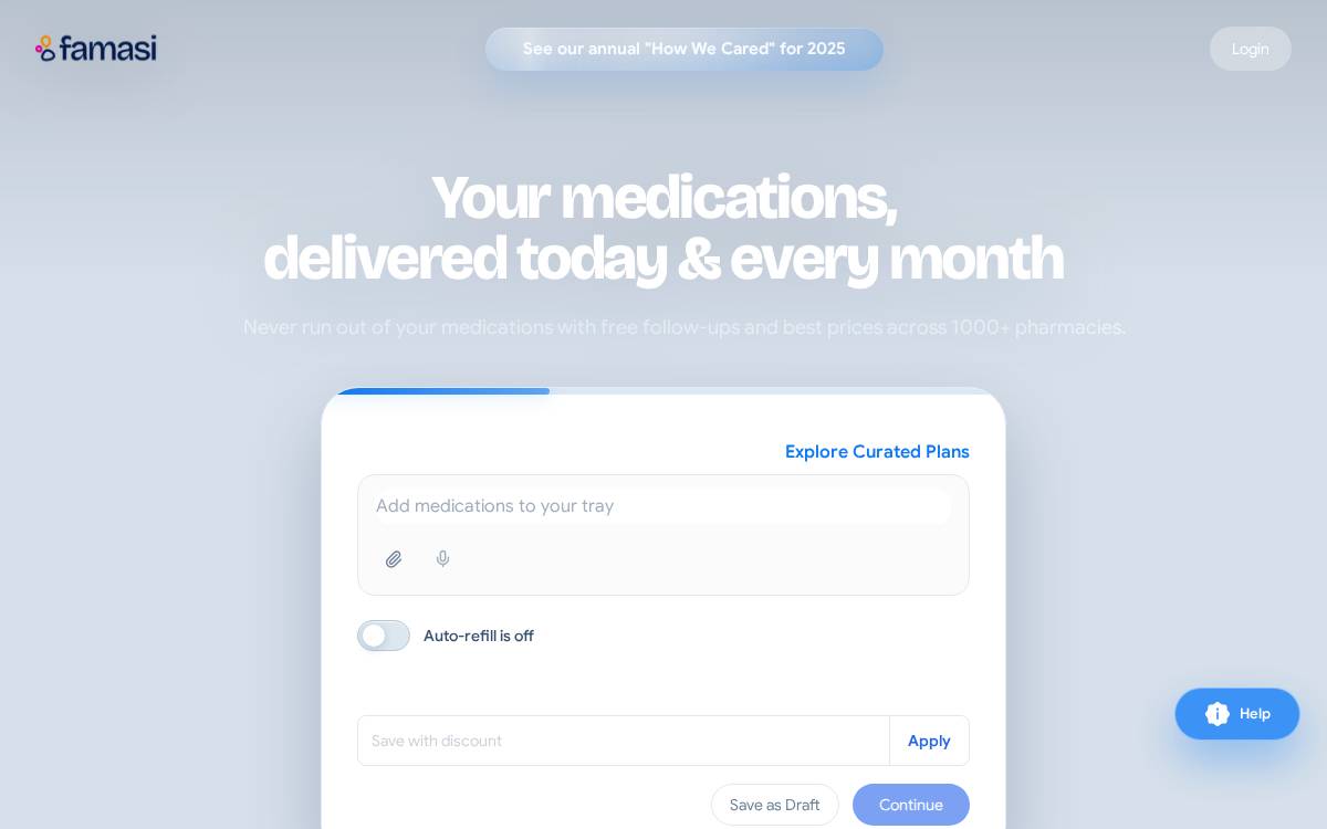 Famasi website preview