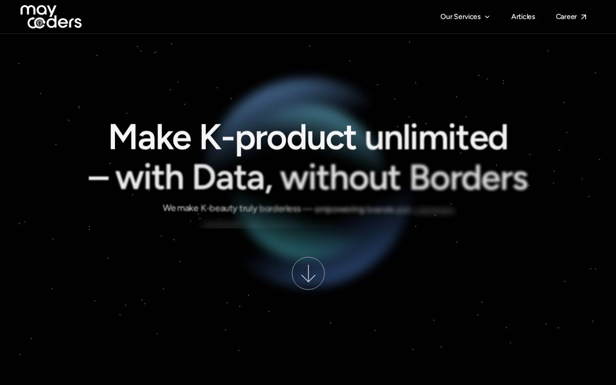 Family 메이코더스 K-뷰티 제조·유통 디지털 팩토리 website preview