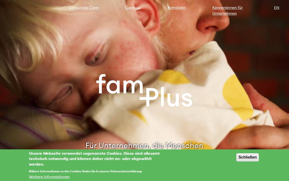 Famplus website preview