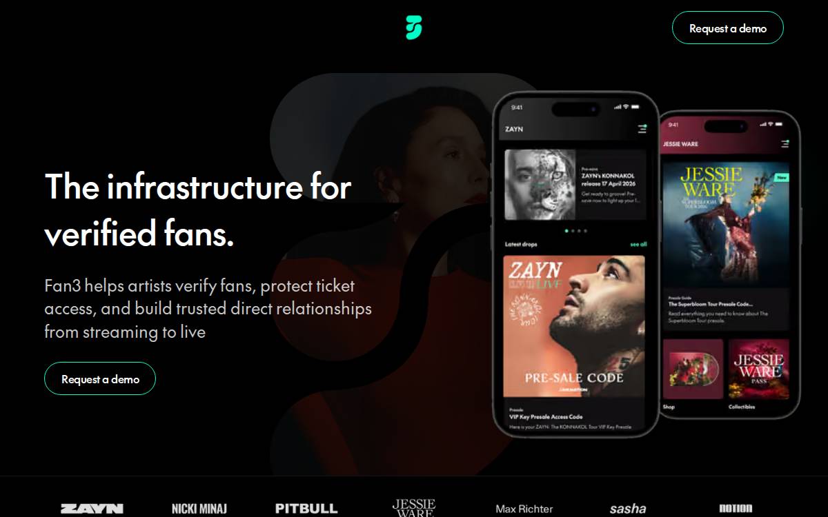 Fan3 website preview