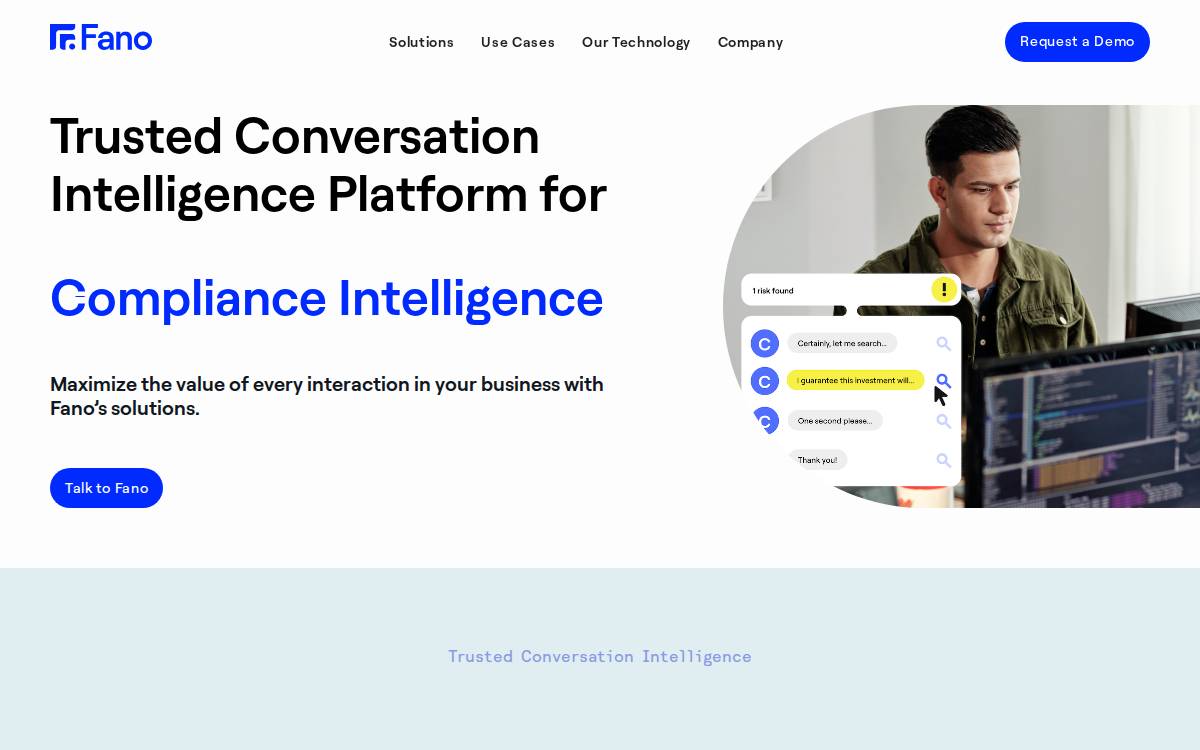 Fano website preview