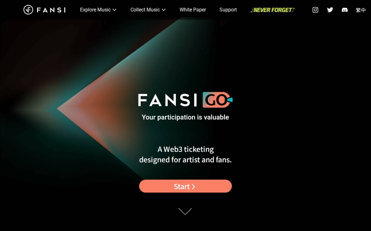 Fansi website preview