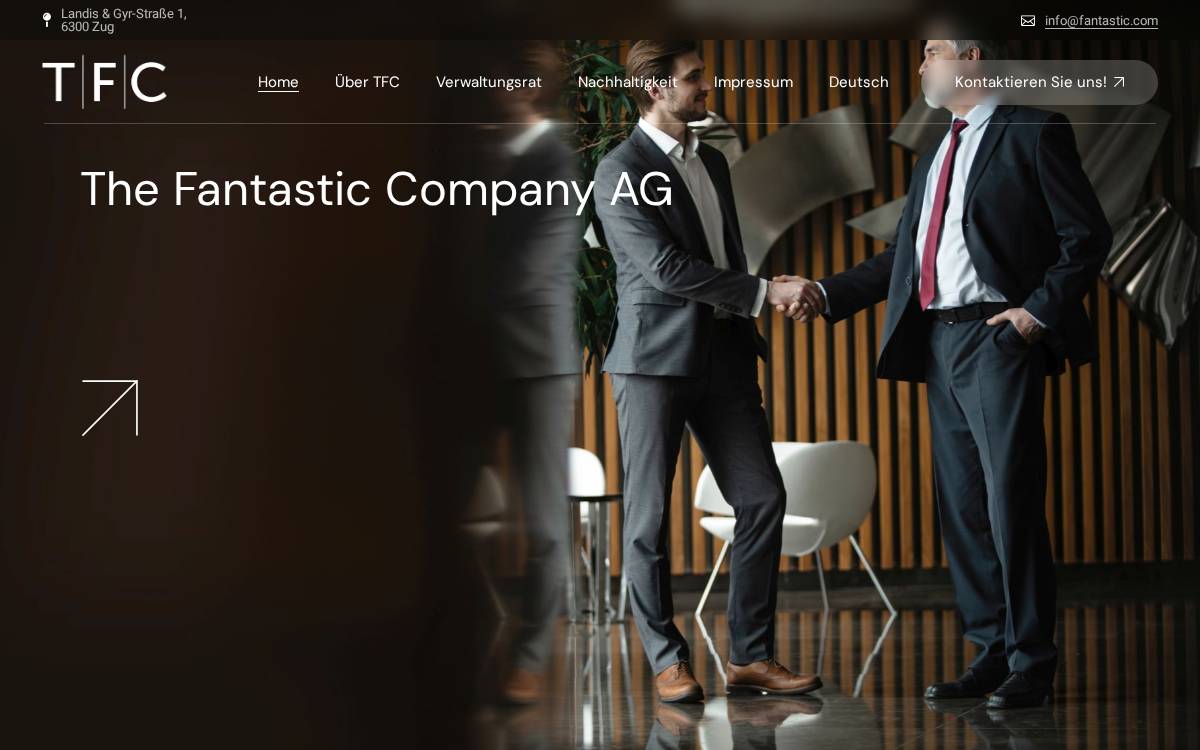 Fantastic Corporation website preview