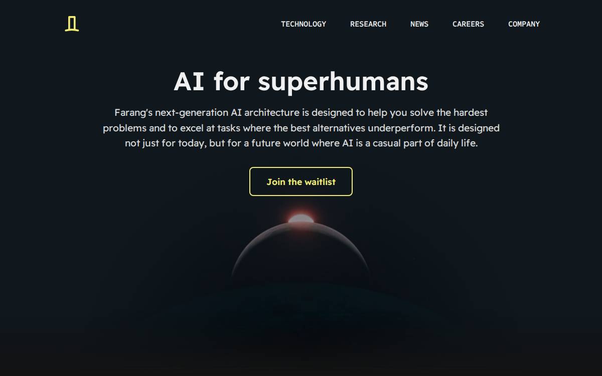 Farang website preview
