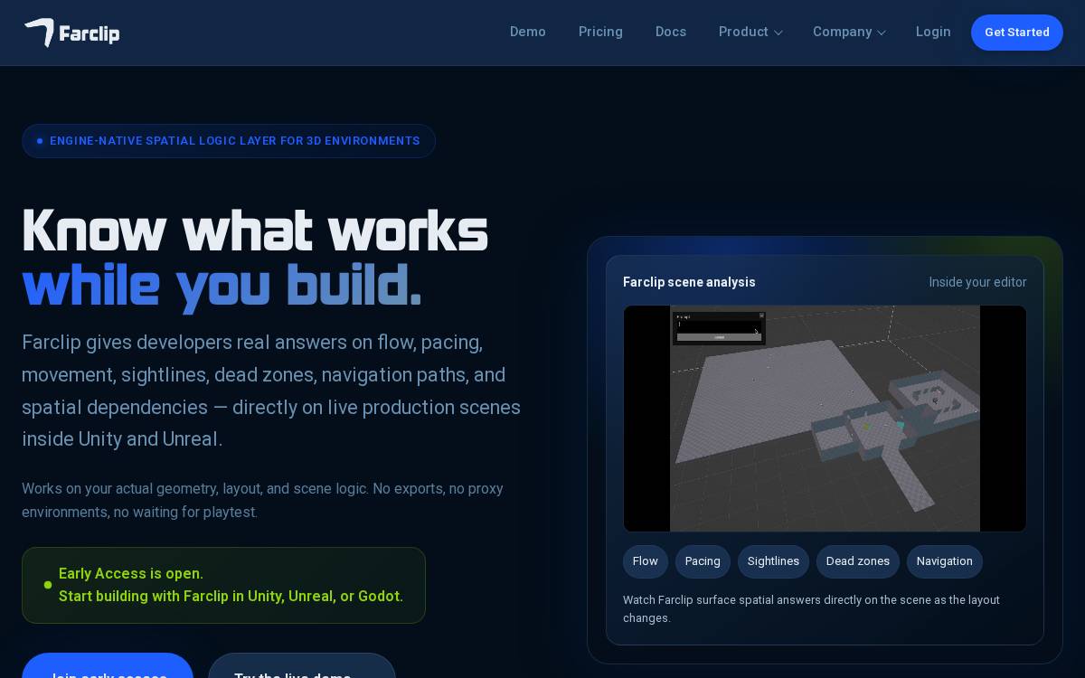 Farclip website preview