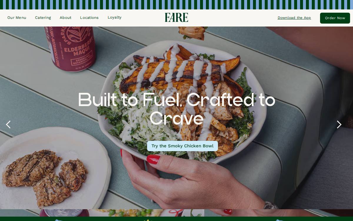 FARE Holding website preview