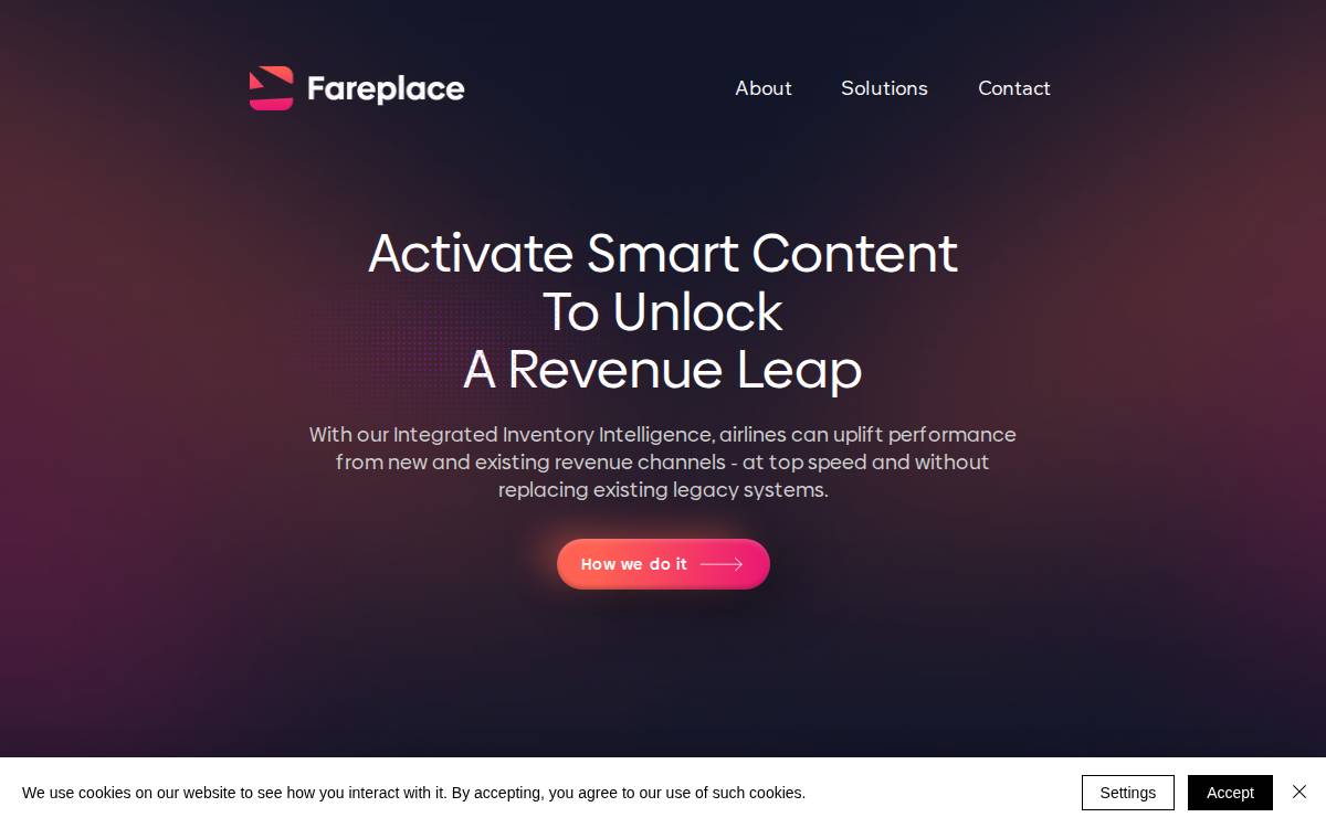 Fareplace website preview