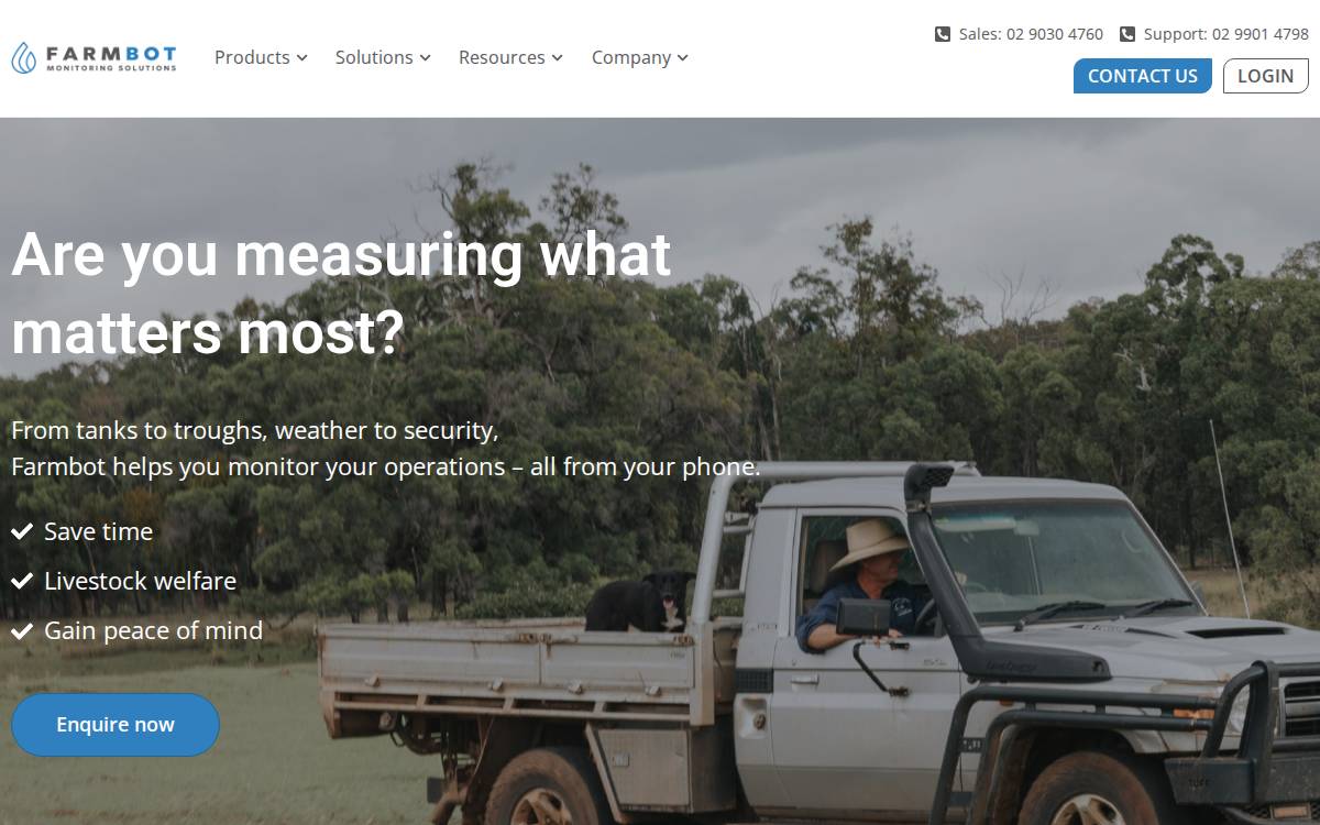 Farmbot website preview