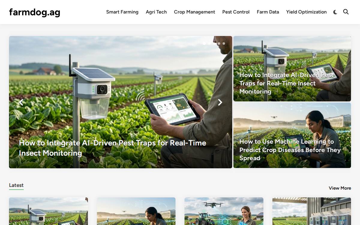 Farmdog website preview
