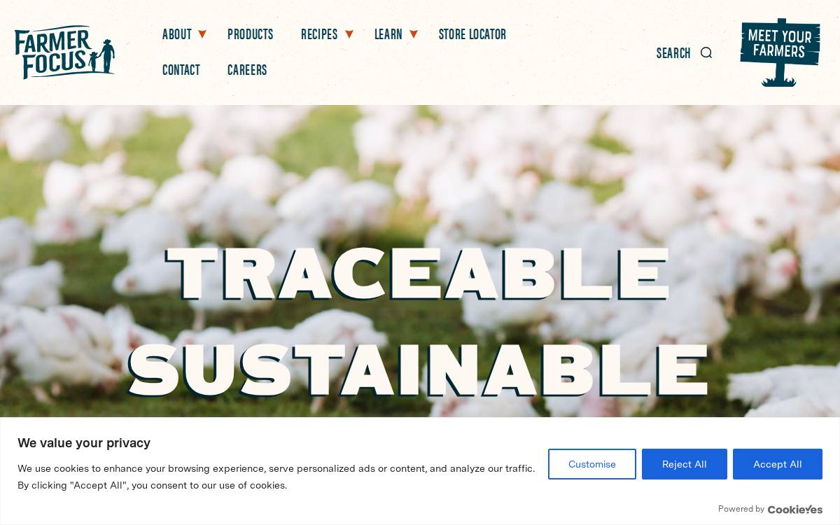 Farmer Focus website preview
