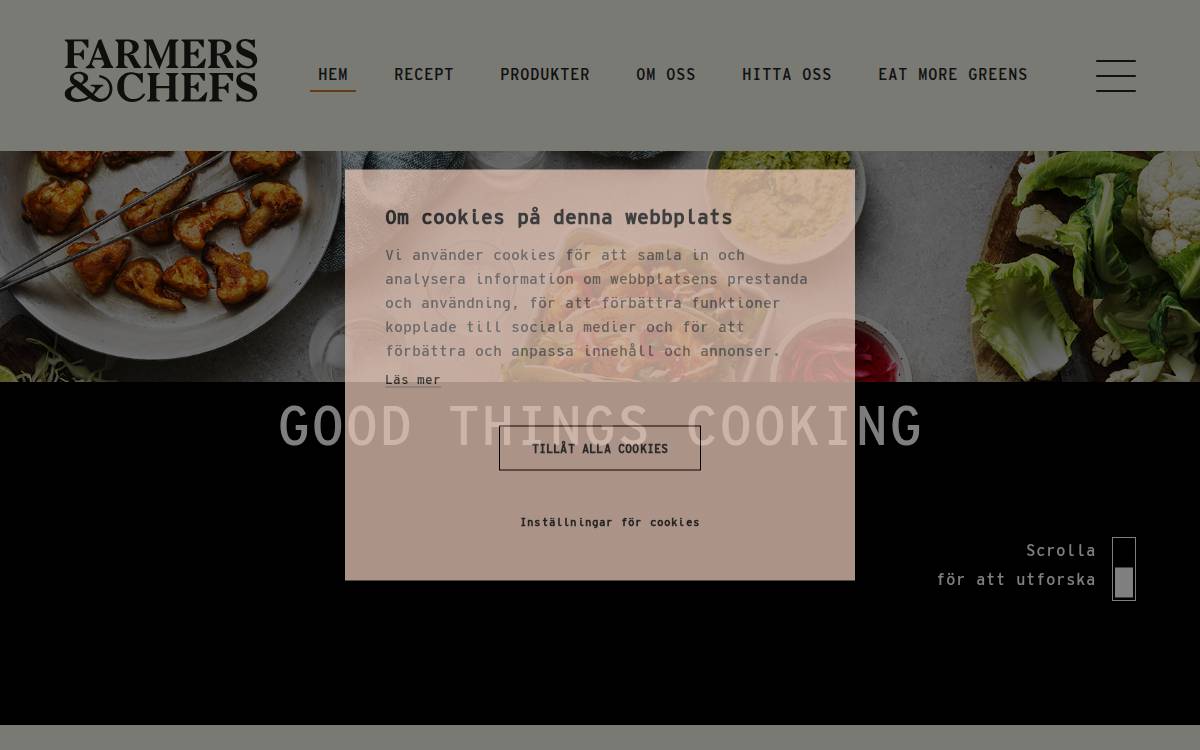 Farmersandchefs website preview