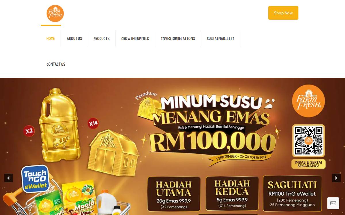 Farmfresh website preview