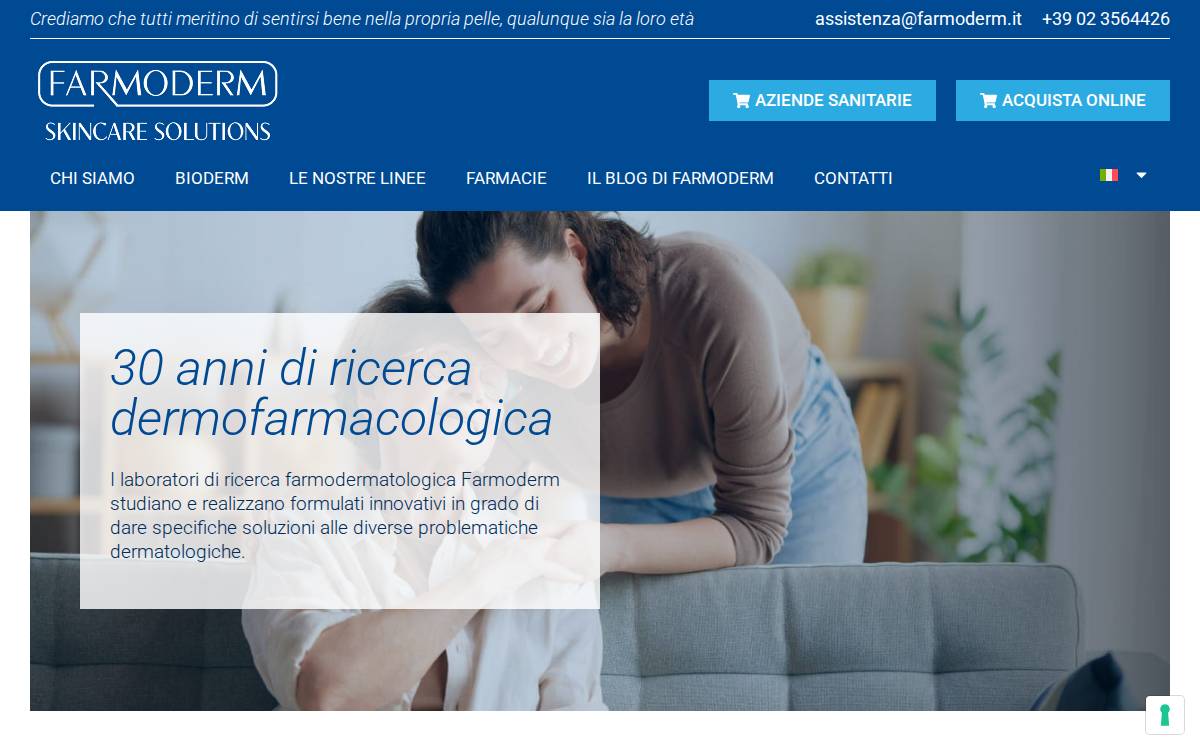 Farmoderm website preview