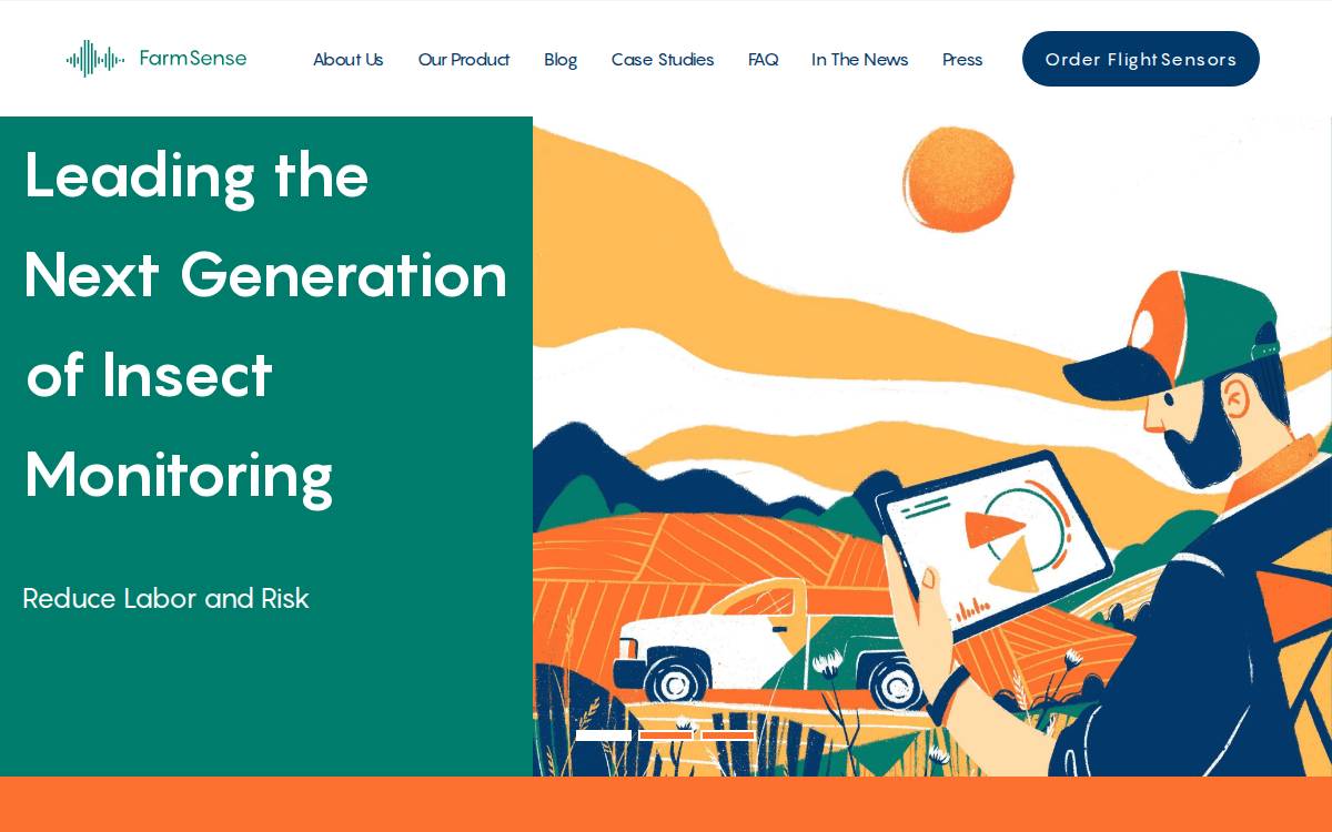 Farmsense website preview