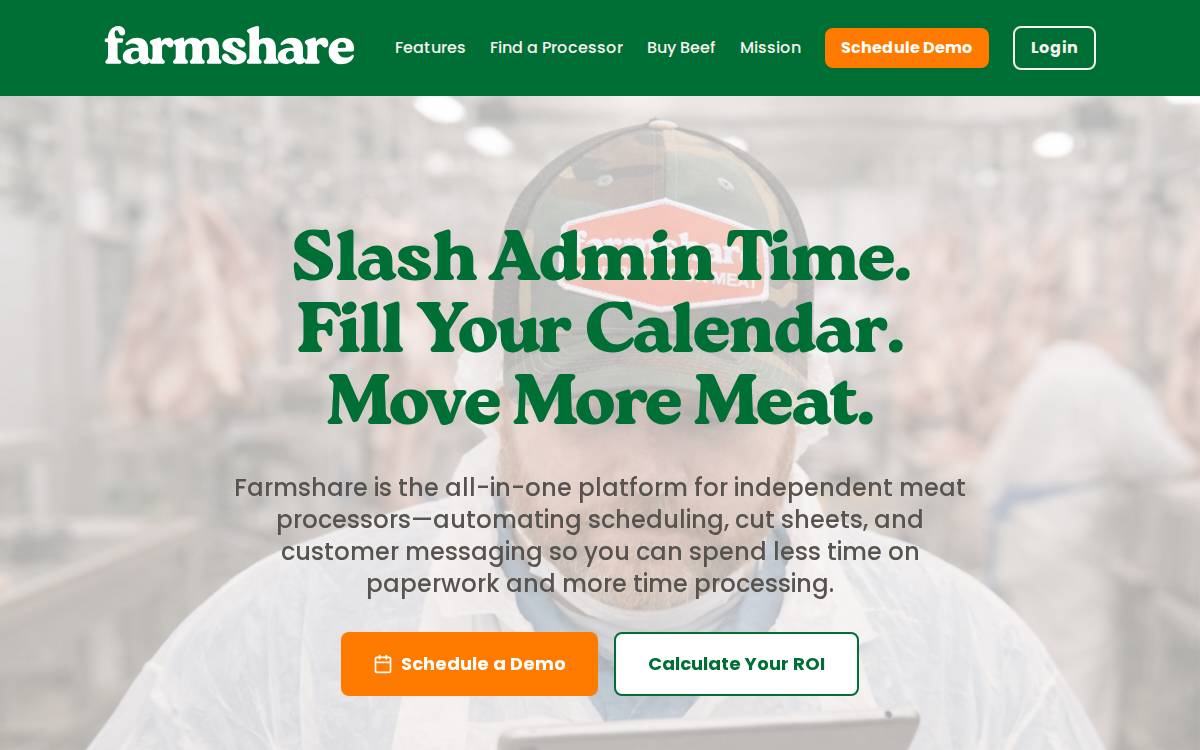 farmshare website preview
