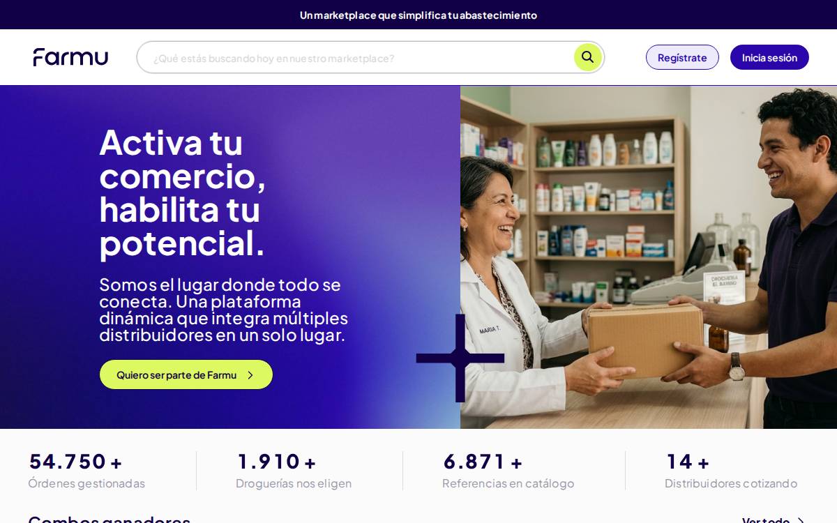 Farmu website preview