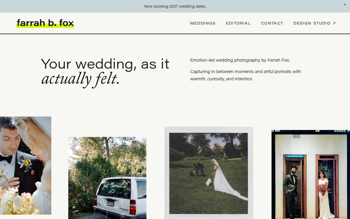 Farrahbfox website preview