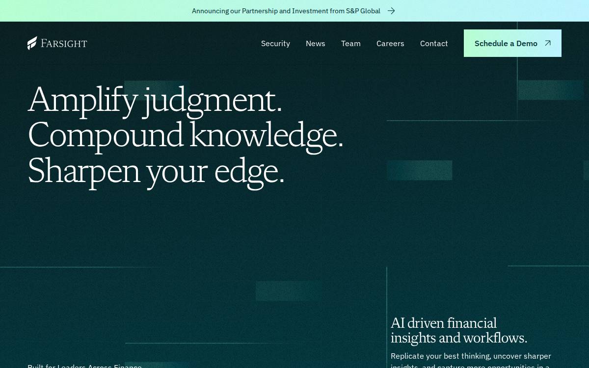 Farsight website preview