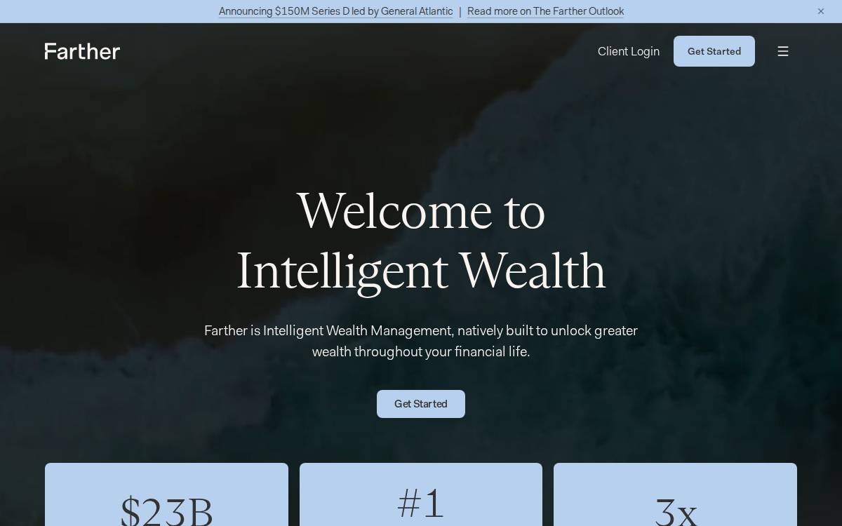 Farther website preview