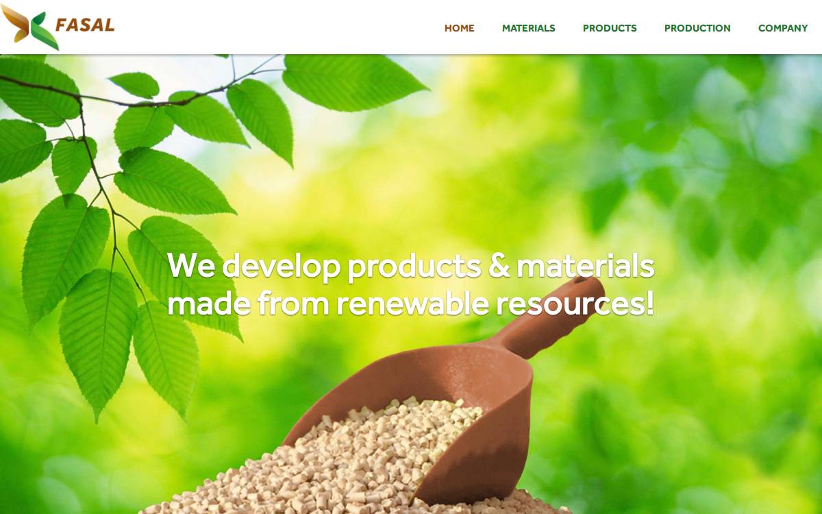 Fasal Bio website preview