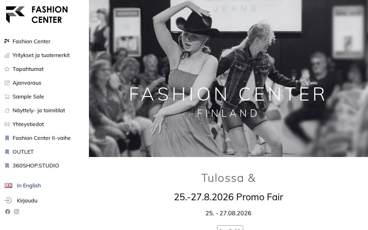 Fashioncenter website preview