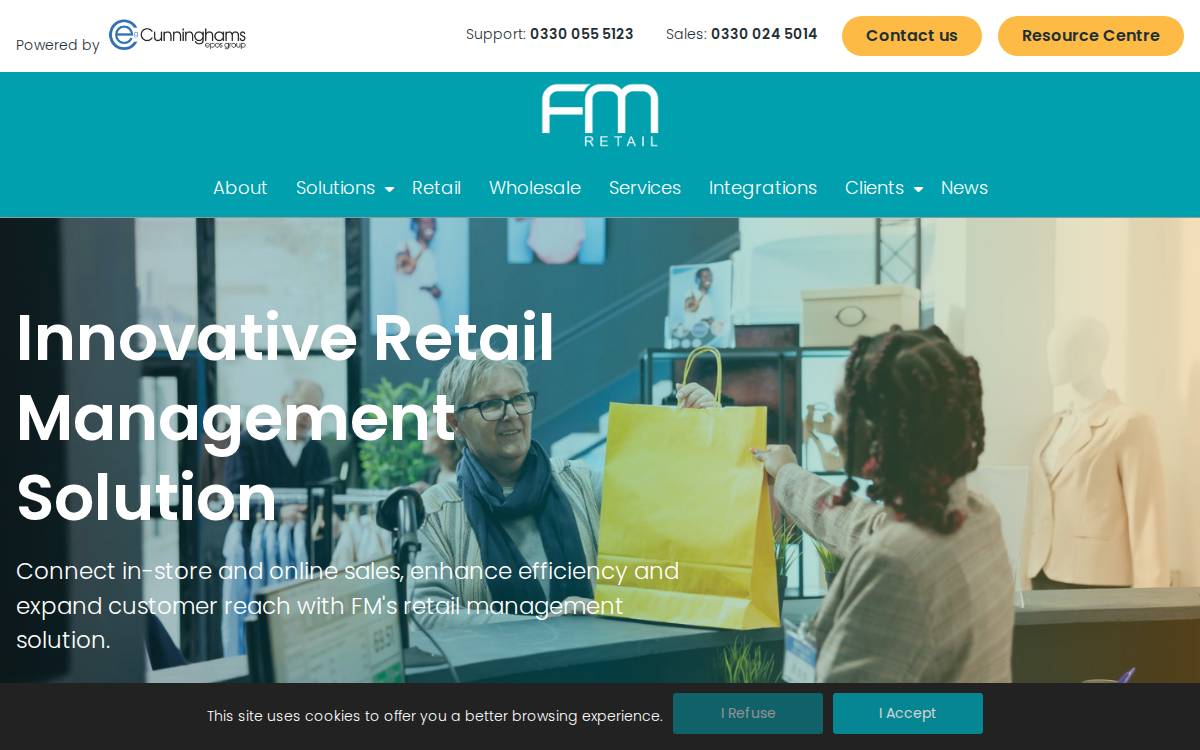 FashionMaster website preview