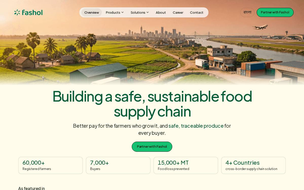 Fashol website preview