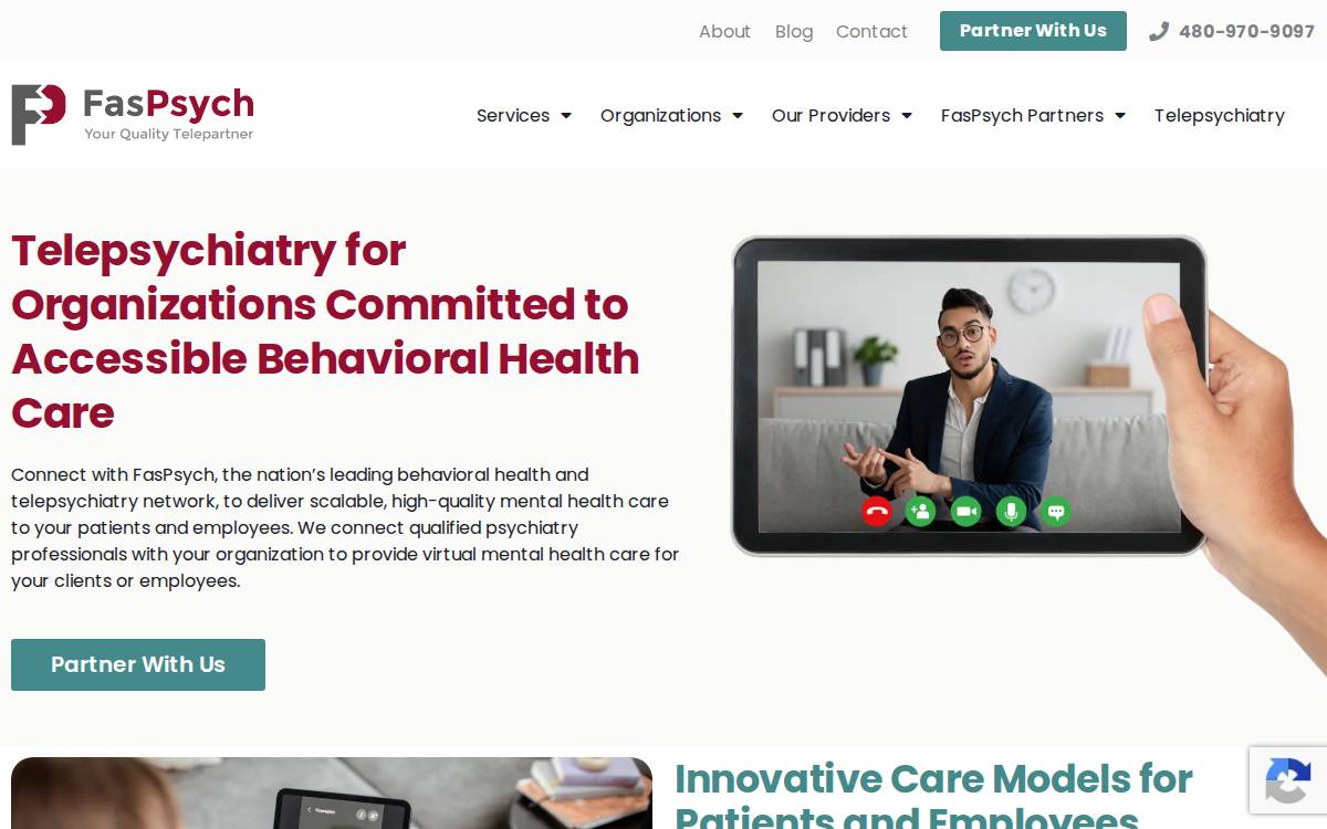 Faspsych website preview