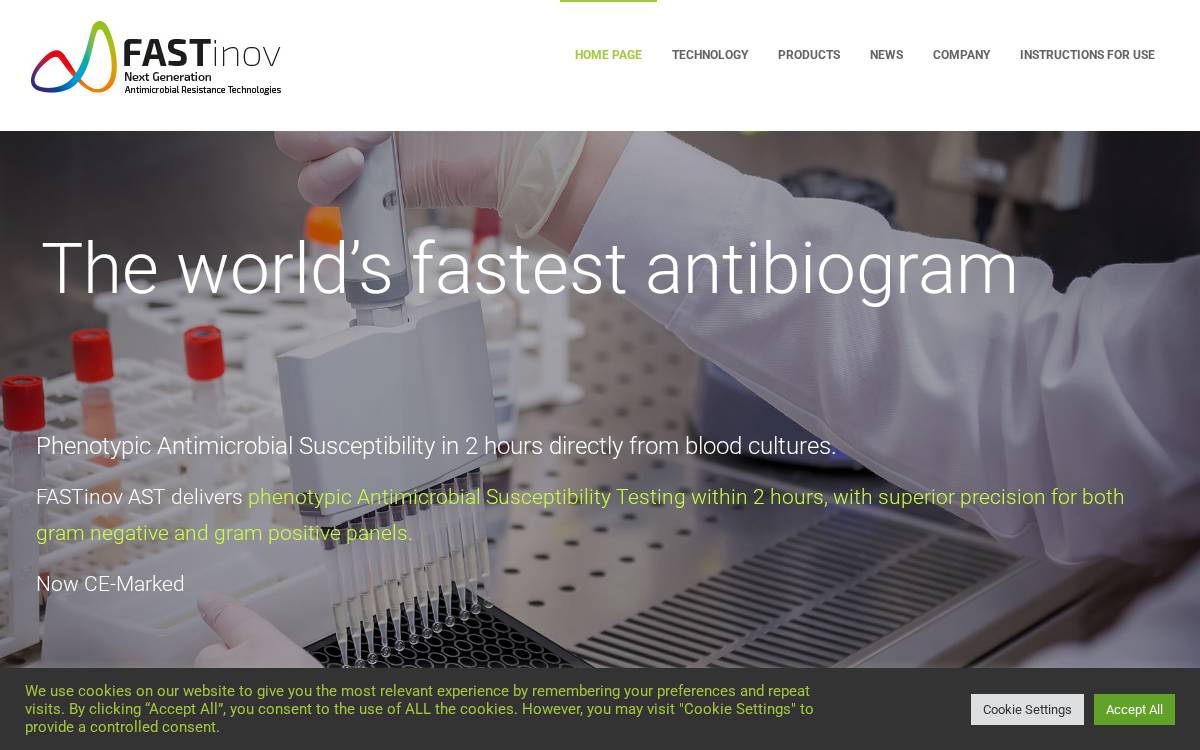 Fastinov website preview