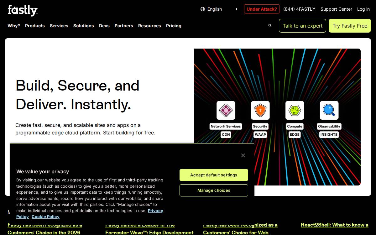 Fastly website preview